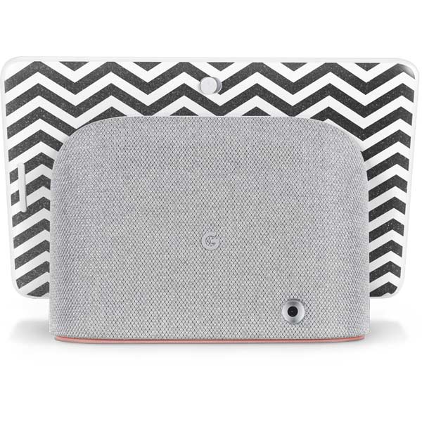 Silver Chevron Google Home Hub Skin