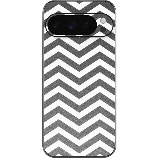 Silver Chevron Google Pixel 10 Pro XL Skin