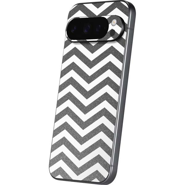 Silver Chevron Google Pixel 10 Pro XL Skin