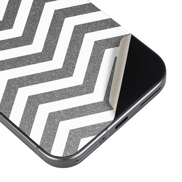 Silver Chevron Google Pixel 10 Pro XL Skin