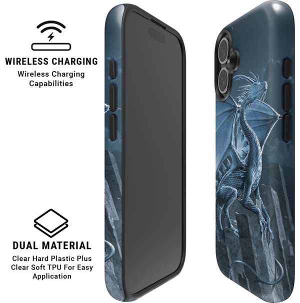 Silver Dragon by Vincent Hie iPhone 16 Magsafe Impact Case