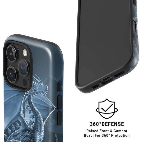 Silver Dragon by Vincent Hie iPhone 16 Pro Max Magsafe Impact Case