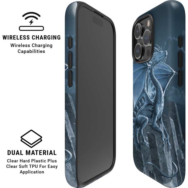 Silver Dragon by Vincent Hie iPhone 16 Pro Max Magsafe Impact Case