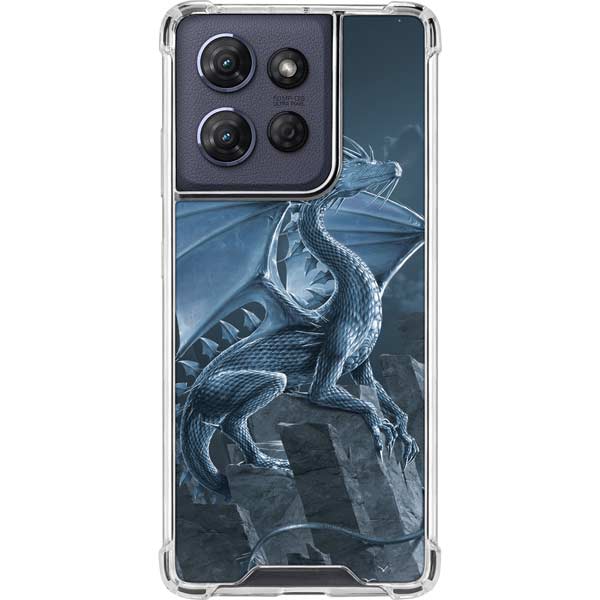 Silver Dragon by Vincent Hie Moto G 5G (2025) Clear Case