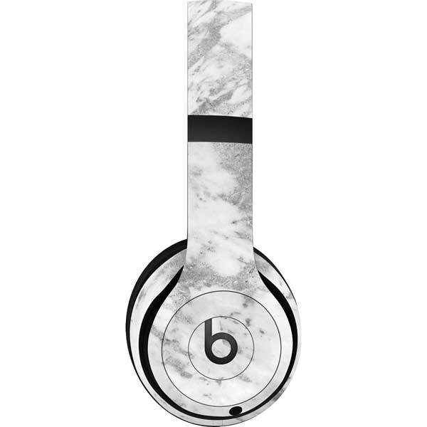Silver Marble Beats Studio Pro Wireless Headphones Skin