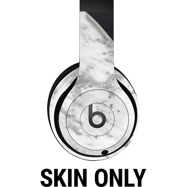 Silver Marble Beats Studio Pro Wireless Headphones Skin