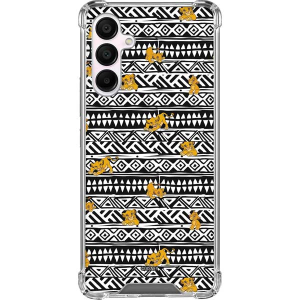 Disney The Lion King Simba Tribal Print Galaxy A16 5G Clear Case
