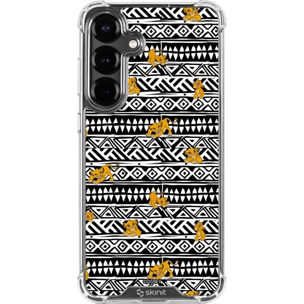 Disney The Lion King Simba Tribal Print Galaxy S26 Clear Case