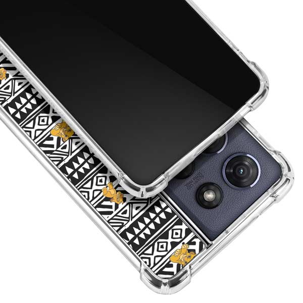 Disney The Lion King Simba Tribal Print Moto G Power 5G (2025) Clear Case
