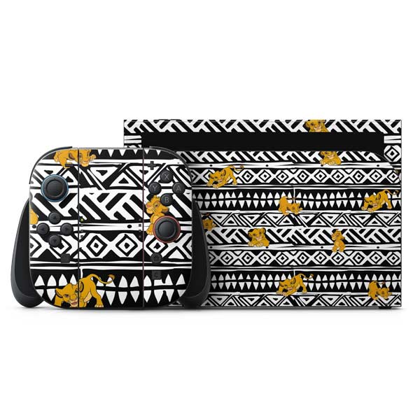 Disney The Lion King Simba Tribal Print Nintendo Skins