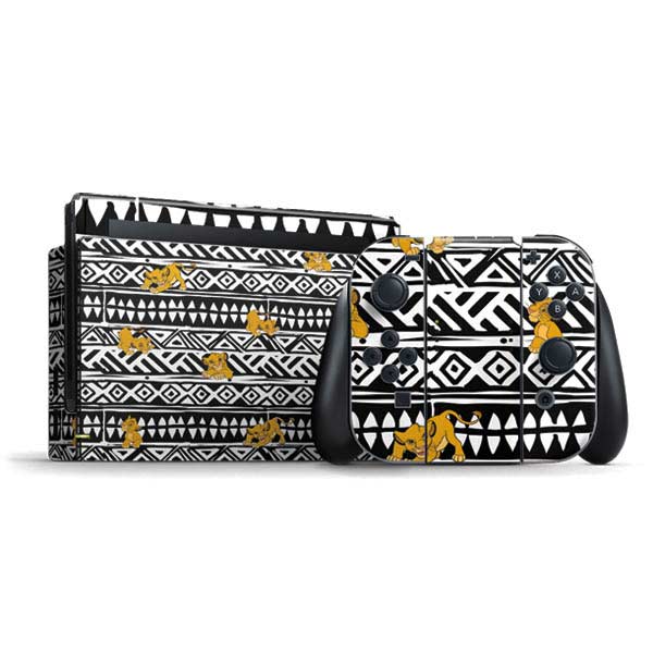 Disney The Lion King Simba Tribal Print Nintendo Skins