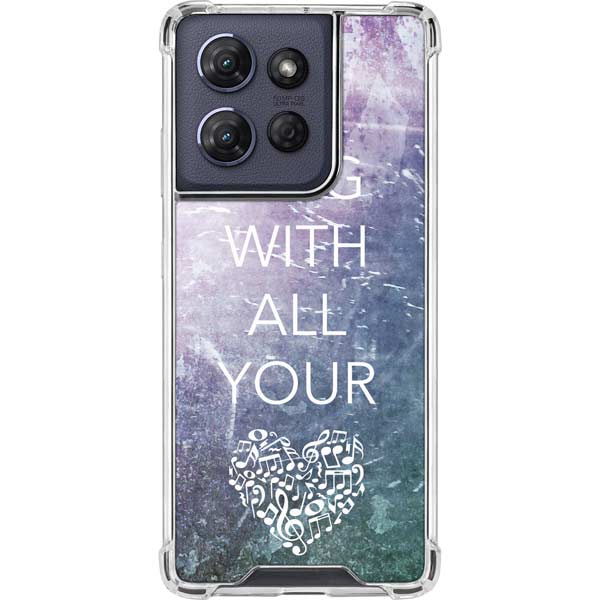 Sing With All Your Heart Moto G 5G (2025) Clear Case