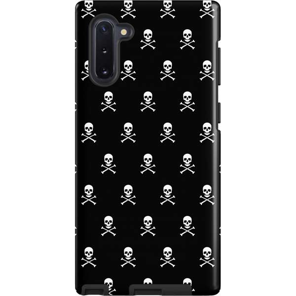 Skull and Crossbones (white) Galaxy Cases