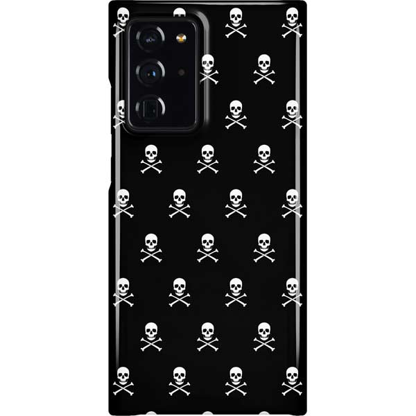 Skull and Crossbones (white) Galaxy Cases