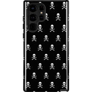 Skull and Crossbones (white) Galaxy Cases