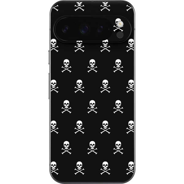 Skull and Crossbones (white) Google Pixel 10 Pro XL Skin