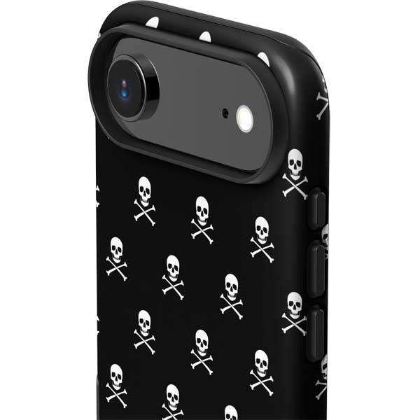 Skull and Crossbones (white) iPhone 17 Air Impact Case