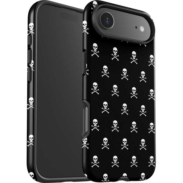 Skull and Crossbones (white) iPhone 17 Air Impact Case