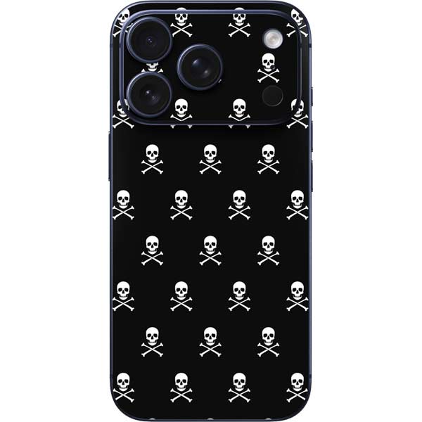 Skull and Crossbones (white) iPhone 17 Pro Max Skin