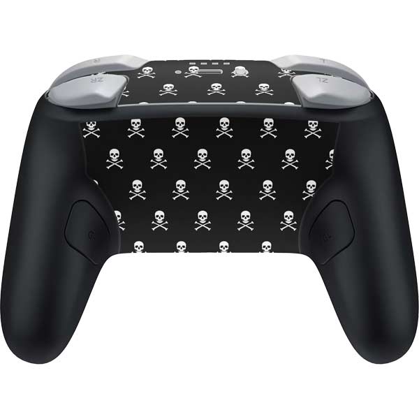 Skull and Crossbones (white) Nintendo Switch 2 (2025) Pro Controller Skin