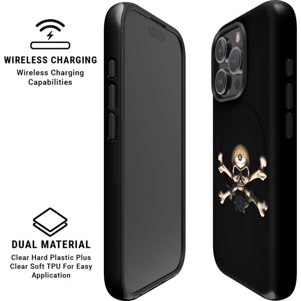 Alchemy Skull and Crossbones iPhone 16 Pro Magsafe Impact Case