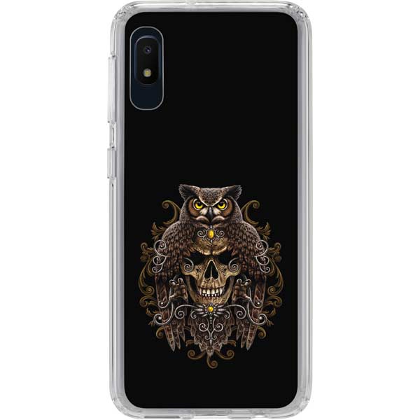Skull and Owl by Sarah Richter Galaxy Cases