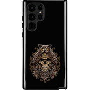 Skull and Owl by Sarah Richter Galaxy Cases