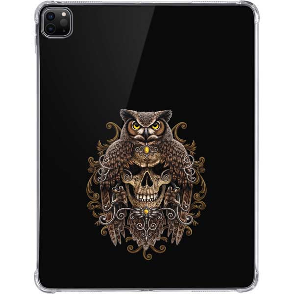 Skull and Owl by Sarah Richter iPad Pro 11in (2024) Clear Case