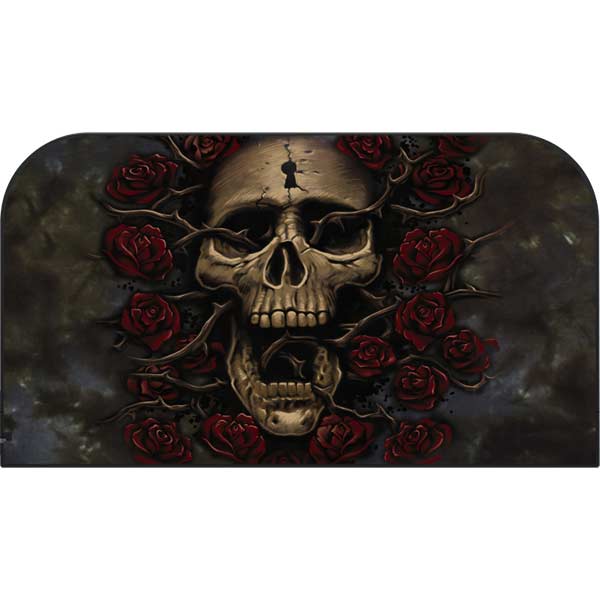 Liquid Blue Skull Entwined with Roses Nintendo Switch 2 (2025) with Joy-Con Skin