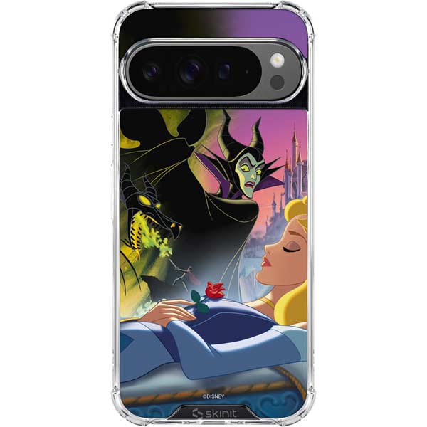 Disney Villains Sleeping Beauty and Maleficent Art Google Pixel 10 Pro Clear Case