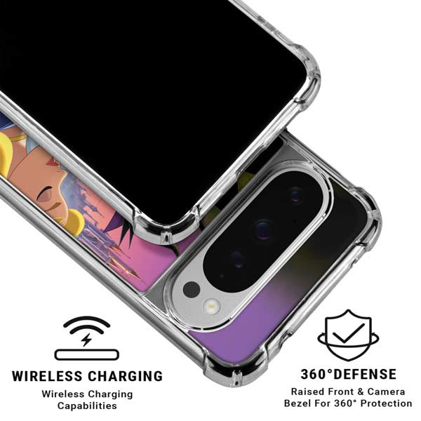 Disney Villains Sleeping Beauty and Maleficent Art Google Pixel 10 Pro Clear Case