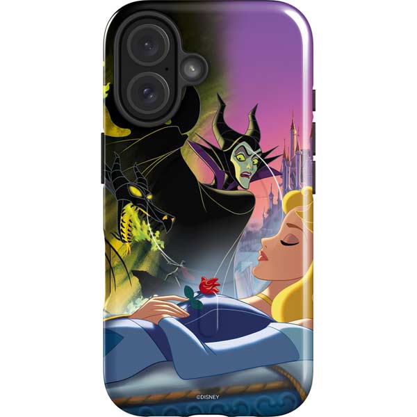 Disney Villains Sleeping Beauty and Maleficent Art iPhone 16 Magsafe Impact Case
