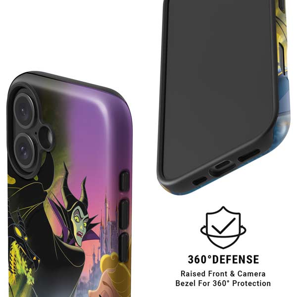Disney Villains Sleeping Beauty and Maleficent Art iPhone 16 Magsafe Impact Case