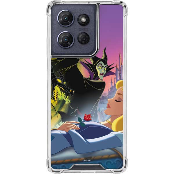 Disney Villains Sleeping Beauty and Maleficent Art Moto G 5G (2025) Clear Case