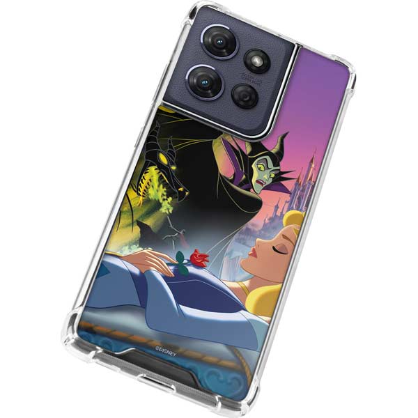 Disney Villains Sleeping Beauty and Maleficent Art Moto G 5G (2025) Clear Case