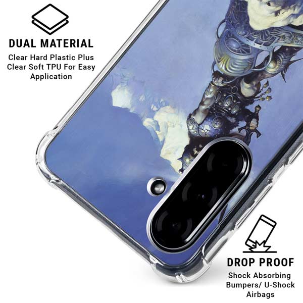 Sliver Warrior by Frazetta Galaxy A36 5G Clear Case
