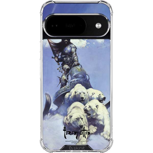 Sliver Warrior by Frazetta Google Pixel 10 Clear Case