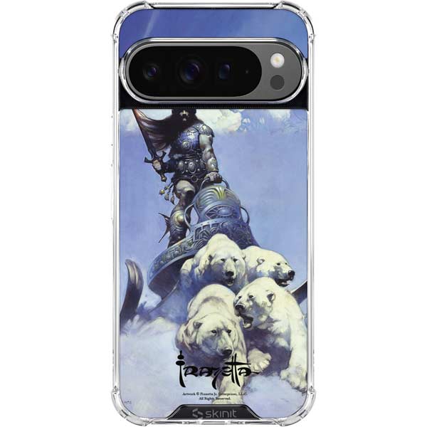 Sliver Warrior by Frazetta Google Pixel 10 Pro XL Clear Case