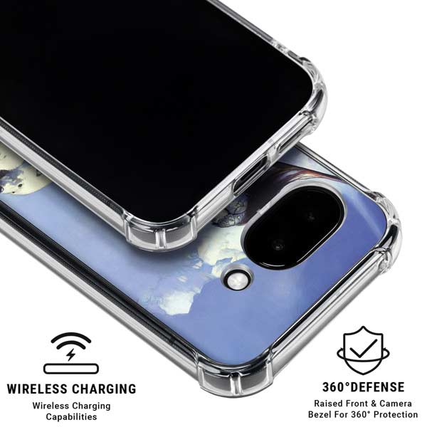 Sliver Warrior by Frazetta Google Pixel 9a Clear Case