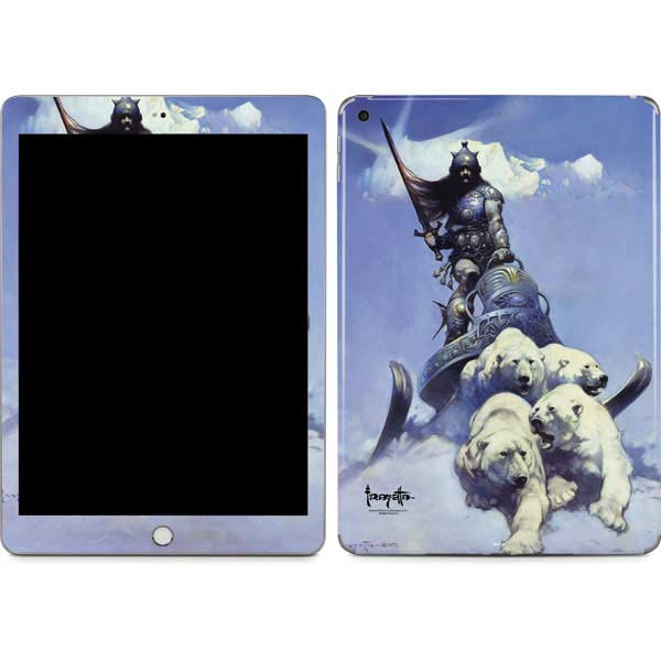 Sliver Warrior by Frazetta Apple iPad Skin