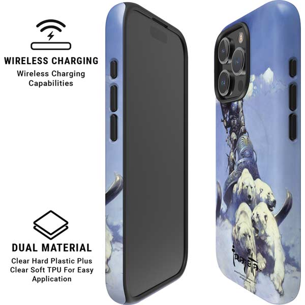 Sliver Warrior by Frazetta iPhone 16 Pro Max Magsafe Impact Case