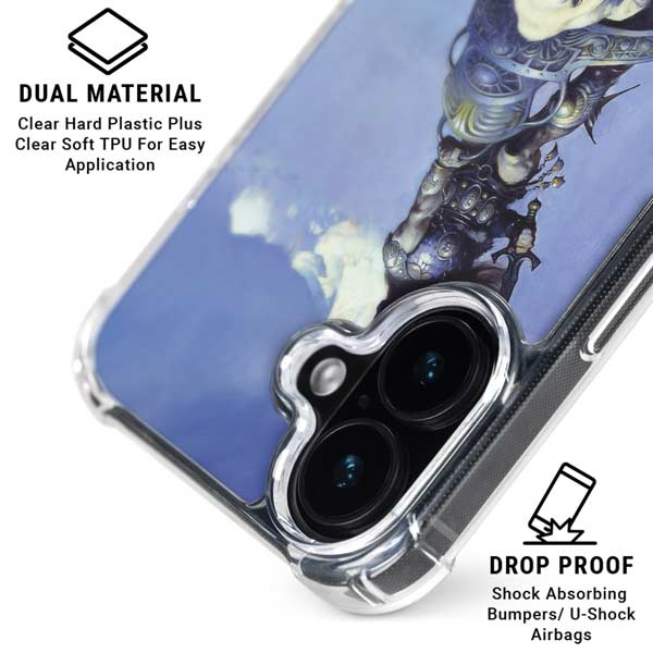 Sliver Warrior by Frazetta iPhone 17 MagSafe Case