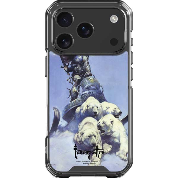 Sliver Warrior by Frazetta iPhone 18 Pro Clear Case