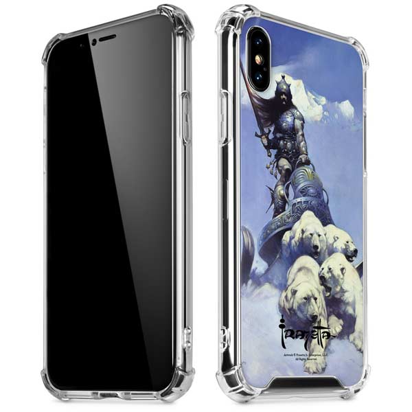 Sliver Warrior by Frazetta iPhone X/XS Clear Case