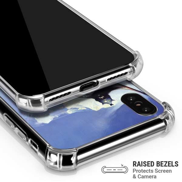 Sliver Warrior by Frazetta iPhone X/XS Clear Case
