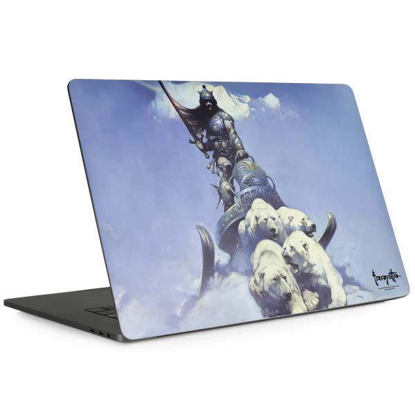 Sliver Warrior by Frazetta MacBook Skins