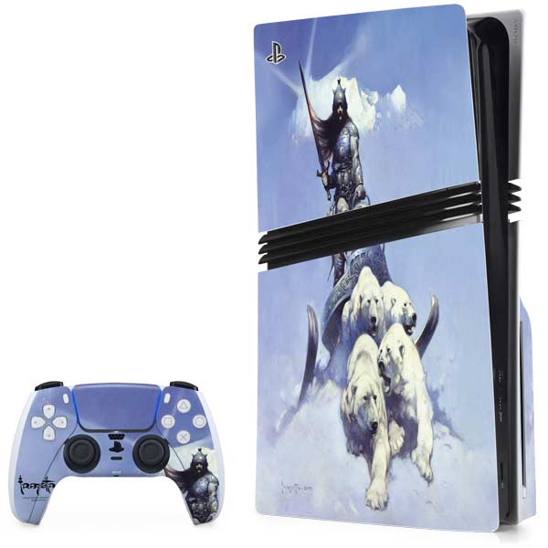 Sliver Warrior by Frazetta PS5 Pro Disk Bundle  Skin
