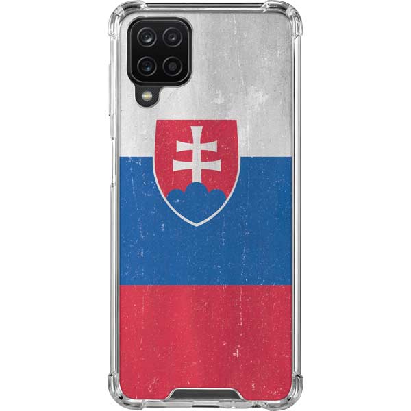 Slovakia Flag Distressed Galaxy Cases