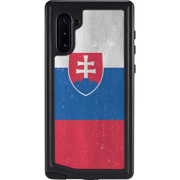 Slovakia Flag Distressed Galaxy Cases
