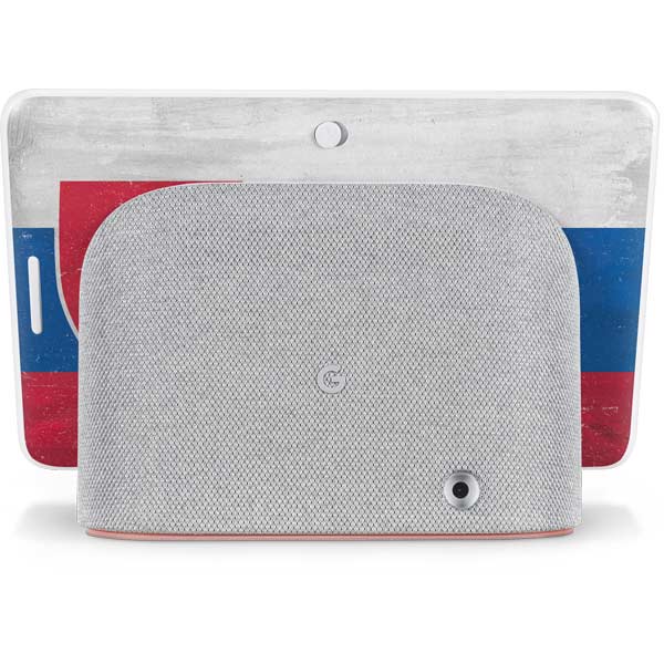 Slovakia Flag Distressed Google Home Hub Skin